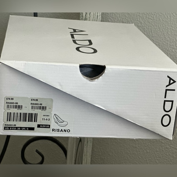 ALDO - Risano - 96 - Curated Black Suede Wedges in original box - Picture 3 of 5